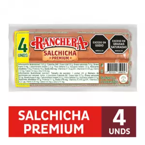 SALCHICHA RANCHERA X4 X131g