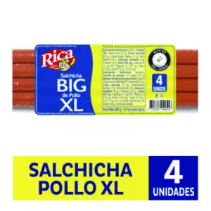 SALCHICHA RICA BIG XL X680g