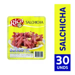 SALCHICHA RICA X500g