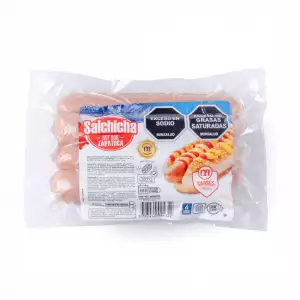 SALCHICHA ZAPATOCA HOT DOG X430g