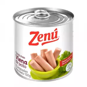 SALCHICHA ZENU VIENA POLLO X150 GR