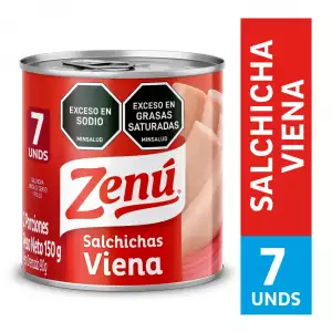 SALCHICHA ZENU VIENA RES X150 GR