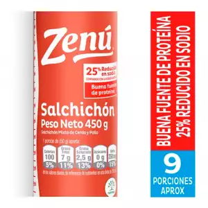 SALCHICHON ZENU TRADICIONAL X450g