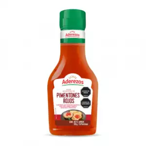 SALSA ADEREZOS PIMENTONES ROJOS X265g
