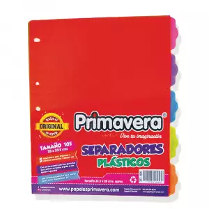 SEPARADORES PLASTICOS PRIMAVERA MUJER