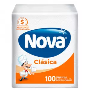 SERVILLETA NOVA CLASICA X100u