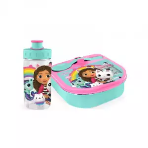 SET LONCHERA + BOTILITO GABBYS
