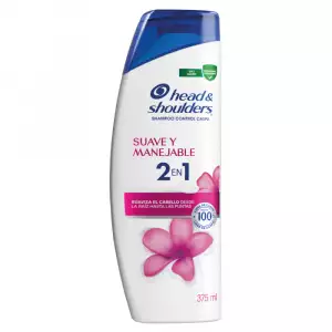 SHAMPOO HEAD SHOULDERS 2 EN 1 SUAVE MANEJABLE X375ml