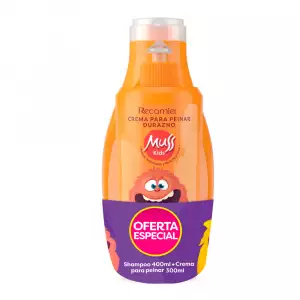 SHAMPOO MUSS DURAZNO X400ml + CREMA DE PEINAR X300ml