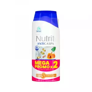 SHAMPOO NUTRIT ANTICASPA X600ml + ACONDICIONADOR 550ml