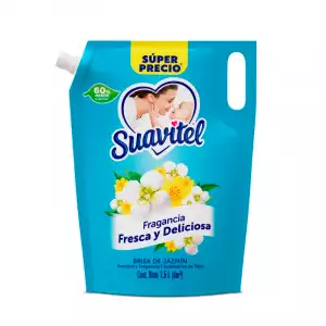 SUAVIZANTE SUAVITEL BRISA DE JAZMÍN X1500ml