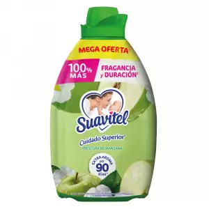 SUAVIZANTE SUAVITEL FRESCURA DE MANZANA X2 X2800ml
