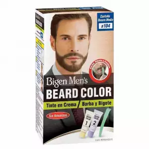 TINTE BIGEN MEN BEARD 104 CASTAÑO OSCURO MEDIO