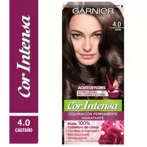 TINTE GARNIER NUTRISSE COR INTENSA No.4.0 CASTAÑO