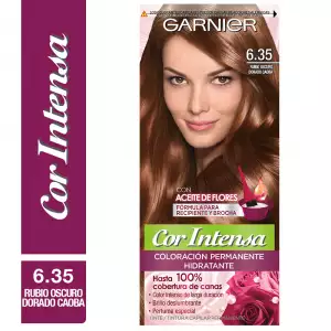 TINTE GARNIER NUTRISSE COR INTENSA No.6.35 RUBIO OSCURO DORADO CAOBA