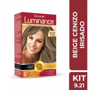 TINTE LUMINANCE DOBLE TUBO No. 7.0 RUBIO MEDIANO GRATIS OXIGENTA