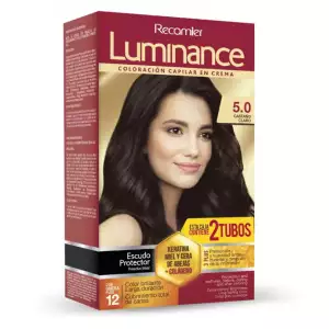 TINTE LUMINANCE DOBLE TUBO No. 7.3 RUBIO MEDIANO BEIGE GRATIS OXIGENTA