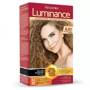 TINTE LUMINANCE DOBLE TUBO No. 8.01 RUBIO NATURAL CENIZO