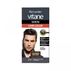 TINTE VITANE CASTAÑO OSCURO MEN X25g