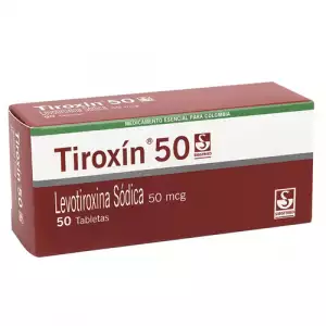 TIROXIN 50 X50mcg X50 TABLETAS