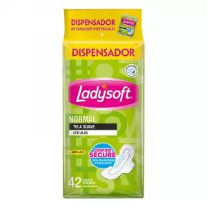 TOALLAS HIGIENICAS LADYSOFT NORMAL X42u