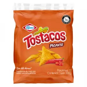 TOSTACOS PICANTES X12 X25g