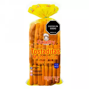 TOSTADAS COUNTRY MANTEQUILLA X320g