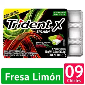 TRIDENT SPLASH LIMA LIMON 9UND 17.1g