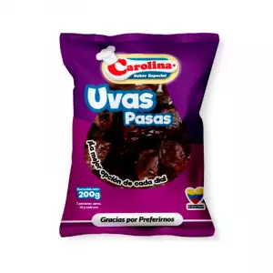 UVAS PASAS CAROLINA X200 GR