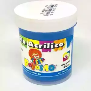 VINILO ACRILICO PAYASITO AZUL CLARO X80g