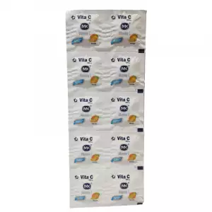 VITAMINA C NARANJA X500mg MK X10 TABLETAS
