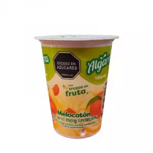 YOGURT ALGARRA MELOCOTON VASO X150g