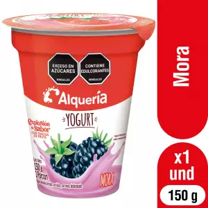 YOGURT ALQUERIA MORA VASOO X150g