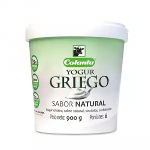 YOGURT GRIEGO COLANTA NATURAL X900g