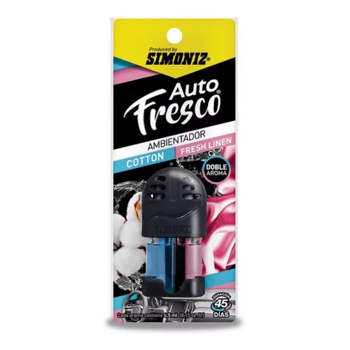 Ambientador Shick Splash X 2 Und Cotton & Fresh Linen Simoniz