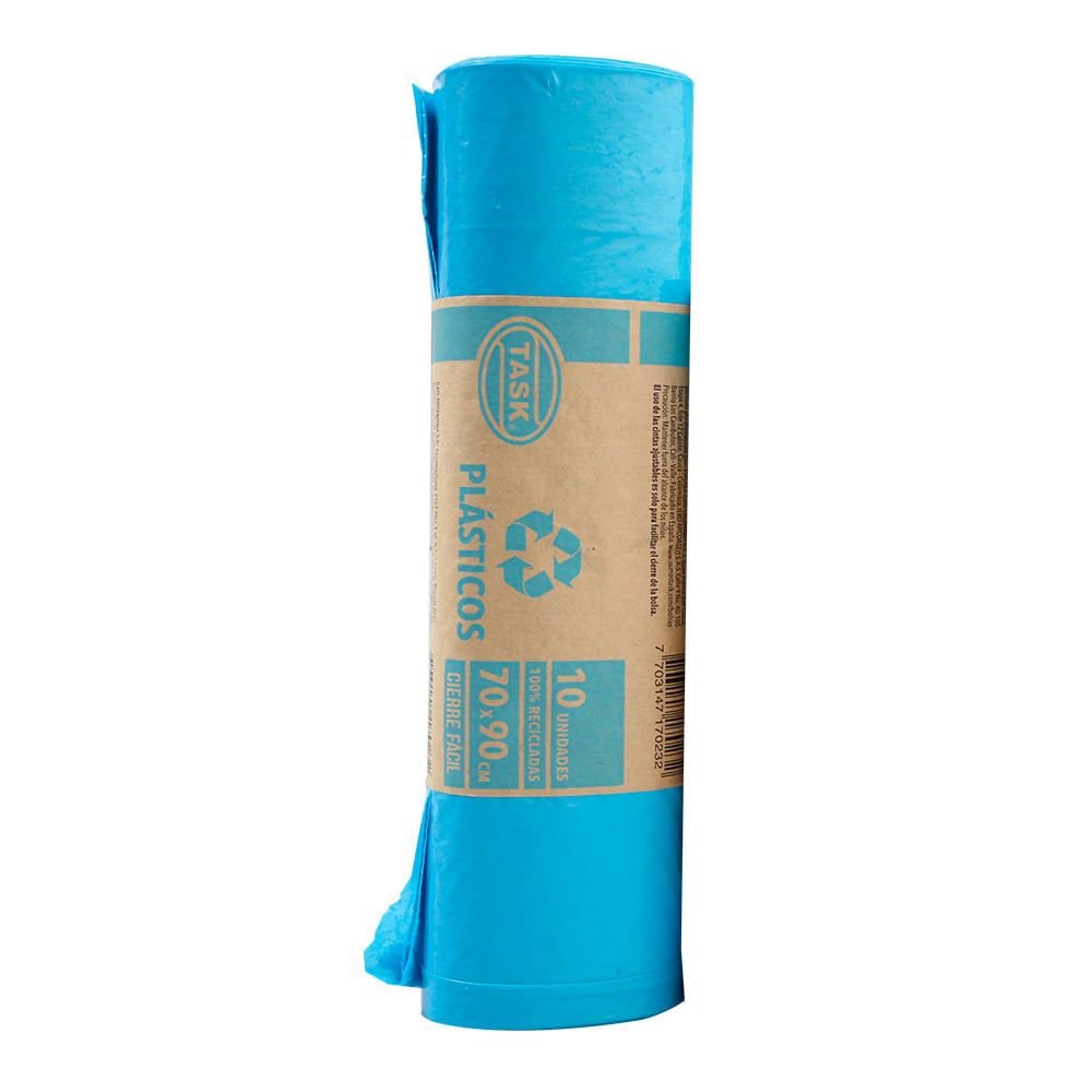 Bolsa de Basura Azul 100% Reciclada - PALBO AZUL 70x75 50L - Anta