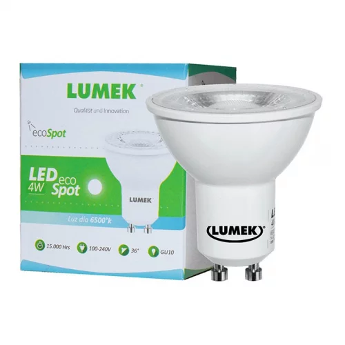 Bombillo Led Eco Spot 5w 6500k Gu10 L/Blanca  Lumek