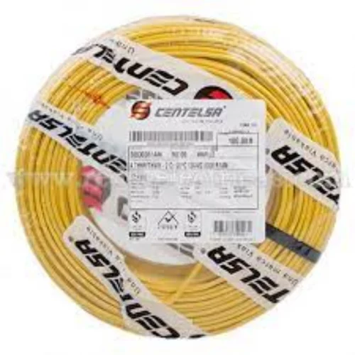 Cable Aislado # 10 7 Hilos Amarillo X 100 Mts Centelsa