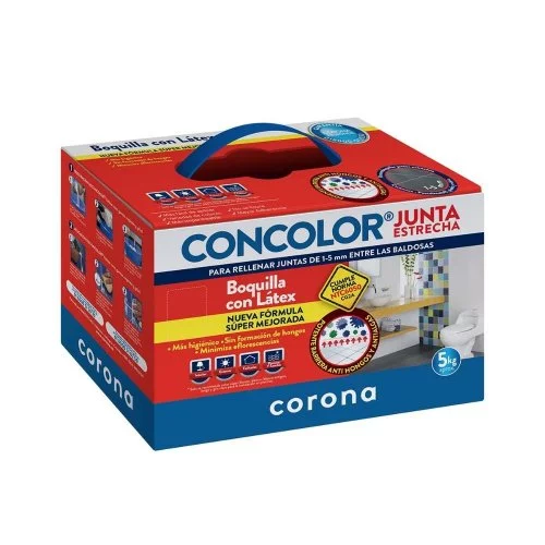 Concolor Junta Estrecha Antihongo Negro 5Kg Corona