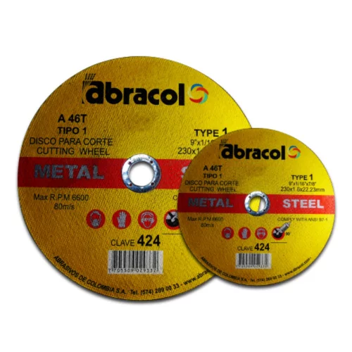 Disco Corte Fino Metal 9`X1/16X7 (424) Abracol