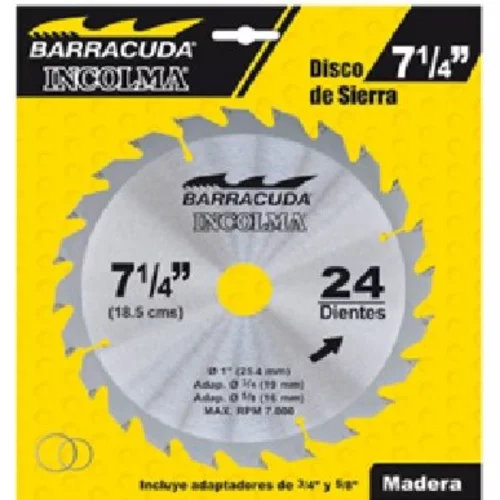 Disco Sierra Barracuda 71/4 40 Diente Incolma