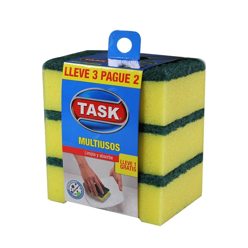 Esponja Multiuso Lleve 3 Pague 2 Task
