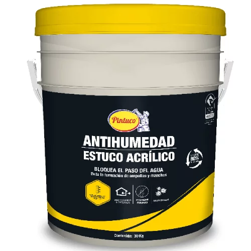 Estuco Acrilico Antihumedad 27020 Gl 6 Kg