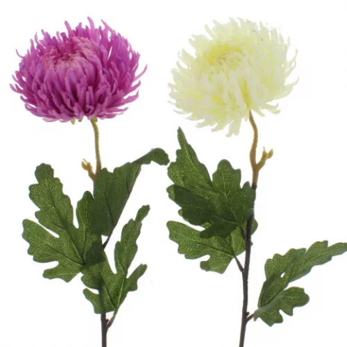 Flor Artificial 85x15cm Rosadoblanco 50%Tela 40% Pe10% Hierro Decore