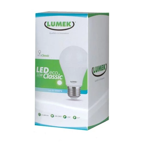 Led Eco Classic 11W 6500K 100-240V E27 Ue (50)