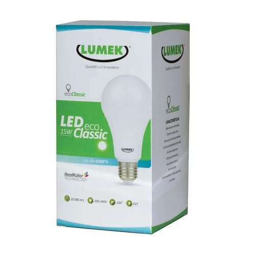 Led Eco Classic 15W 6500K 100-240V E27