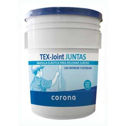 Masilla Tex-Joint Acabado Blanco Cuñete 28.5Kg Corona