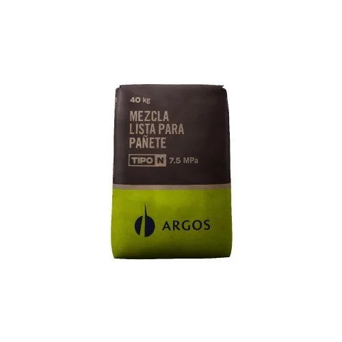 Mortero Seco Pega Pañete Tipo N 40 Kg Argos