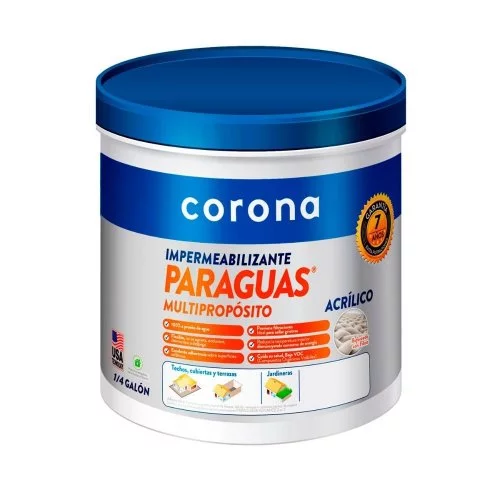 Paraguas Multiproposito Blanco 1/4 Gl Corona