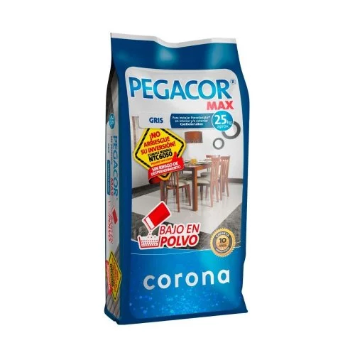 Pegacor Max Gris 25Kg Corona